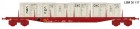 30117 LS Models Container flat car type Sgss6-16 with 6 small containers "CNC"